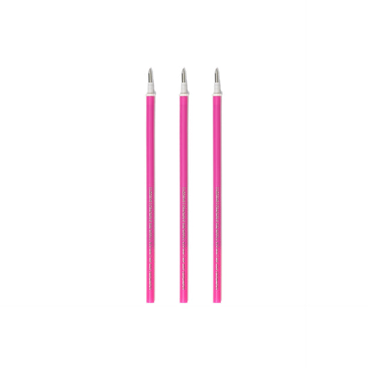 Set di 3 Refill per Penna Cancellabile - Inchiostro Rosa - Erasable Pen