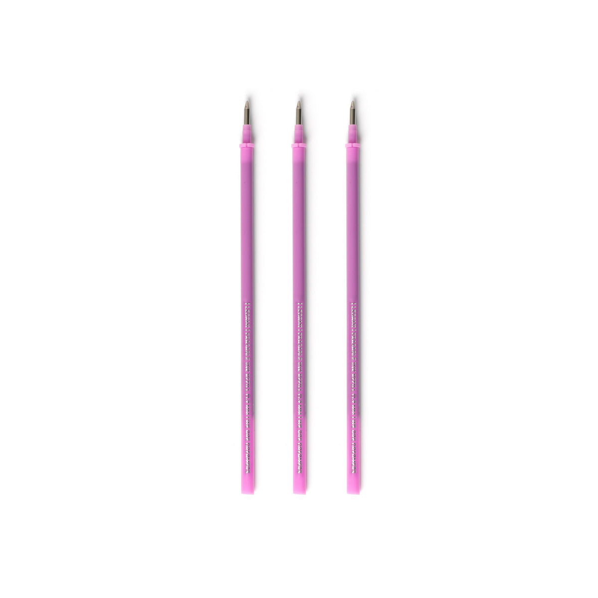 Set di 3 Refill per Penna Cancellabile - Inchiostro Viola - Erasable Pen