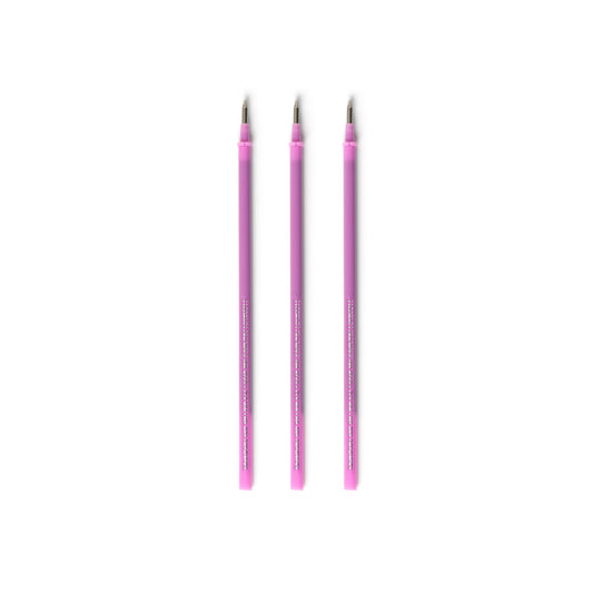 Set di 3 Refill per Penna Cancellabile - Inchiostro Viola - Erasable Pen