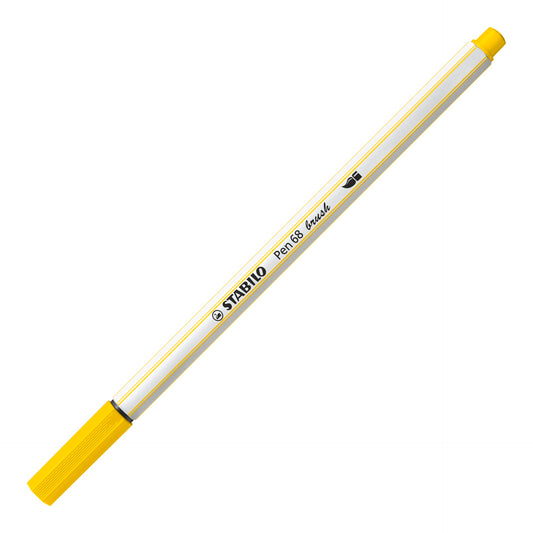 STABILO Pen 68 brush – Giallo limone (24)