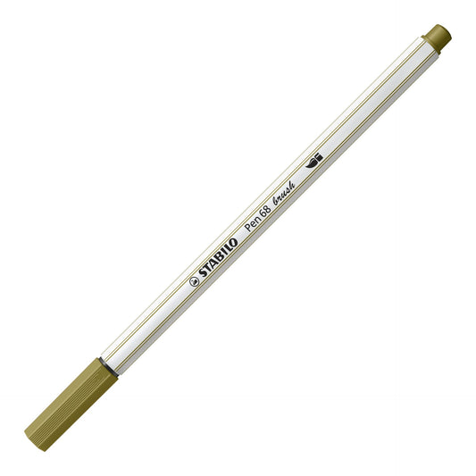 STABILO Pen 68 brush – Verde fango (37)
