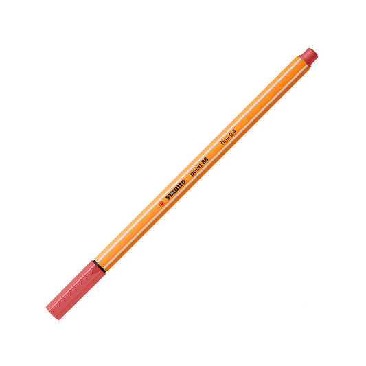 Fineliner Stabilo point 88 rosso ruggine 47