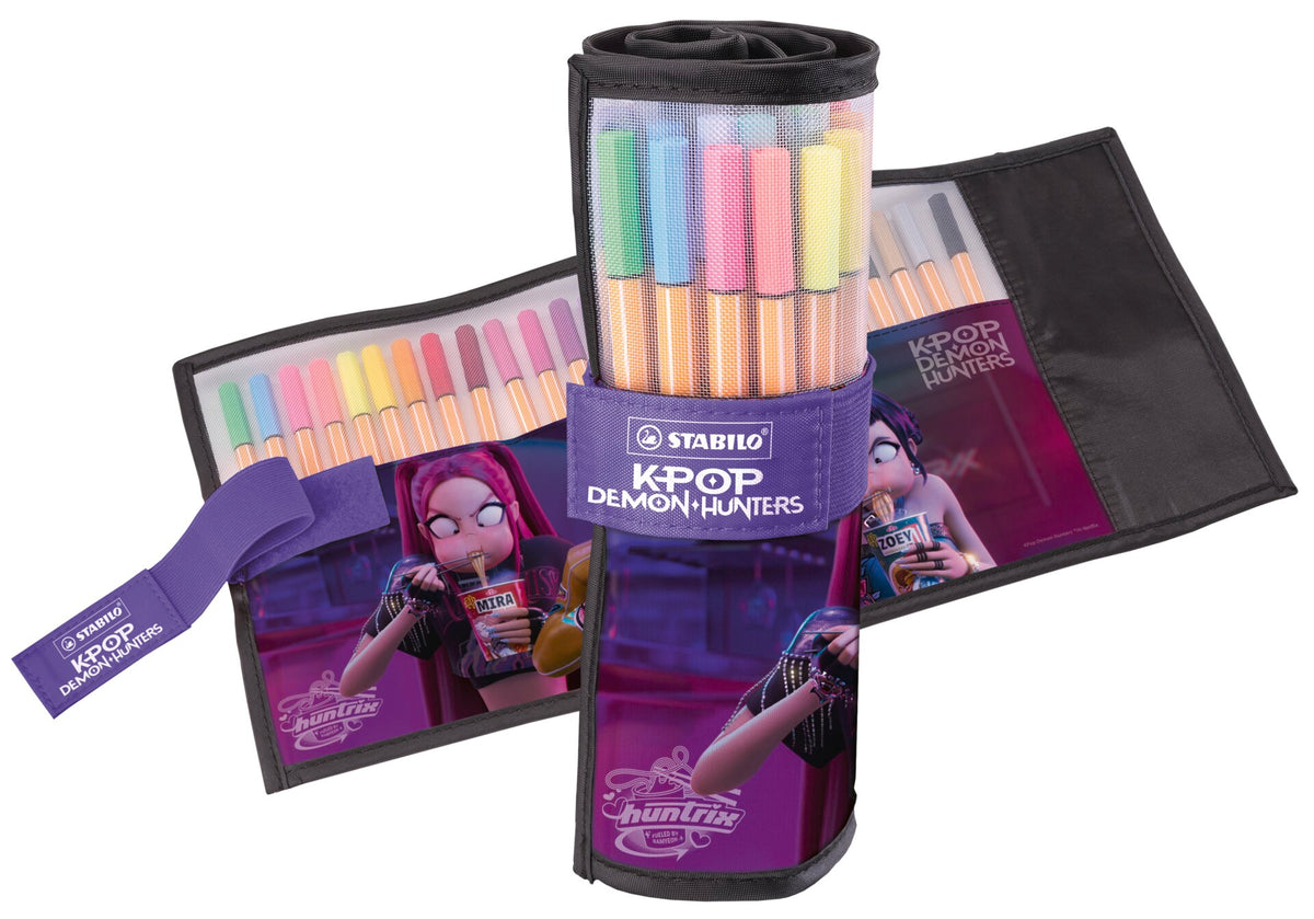 STABILO point 88 KPop Demon Hunters rollerset 25