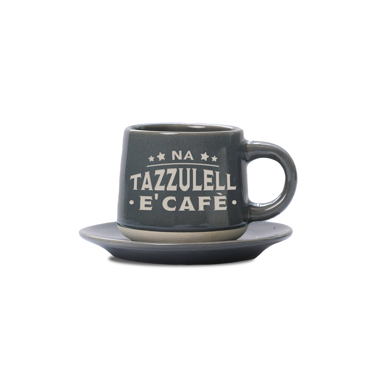 NA TAZZULELL E' CAFE' - TAZZINA DA CAFFE'+PIATTINO ABBINATO