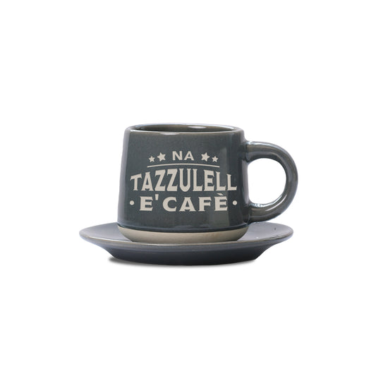 NA TAZZULELL E' CAFE' - TAZZINA DA CAFFE'+PIATTINO ABBINATO