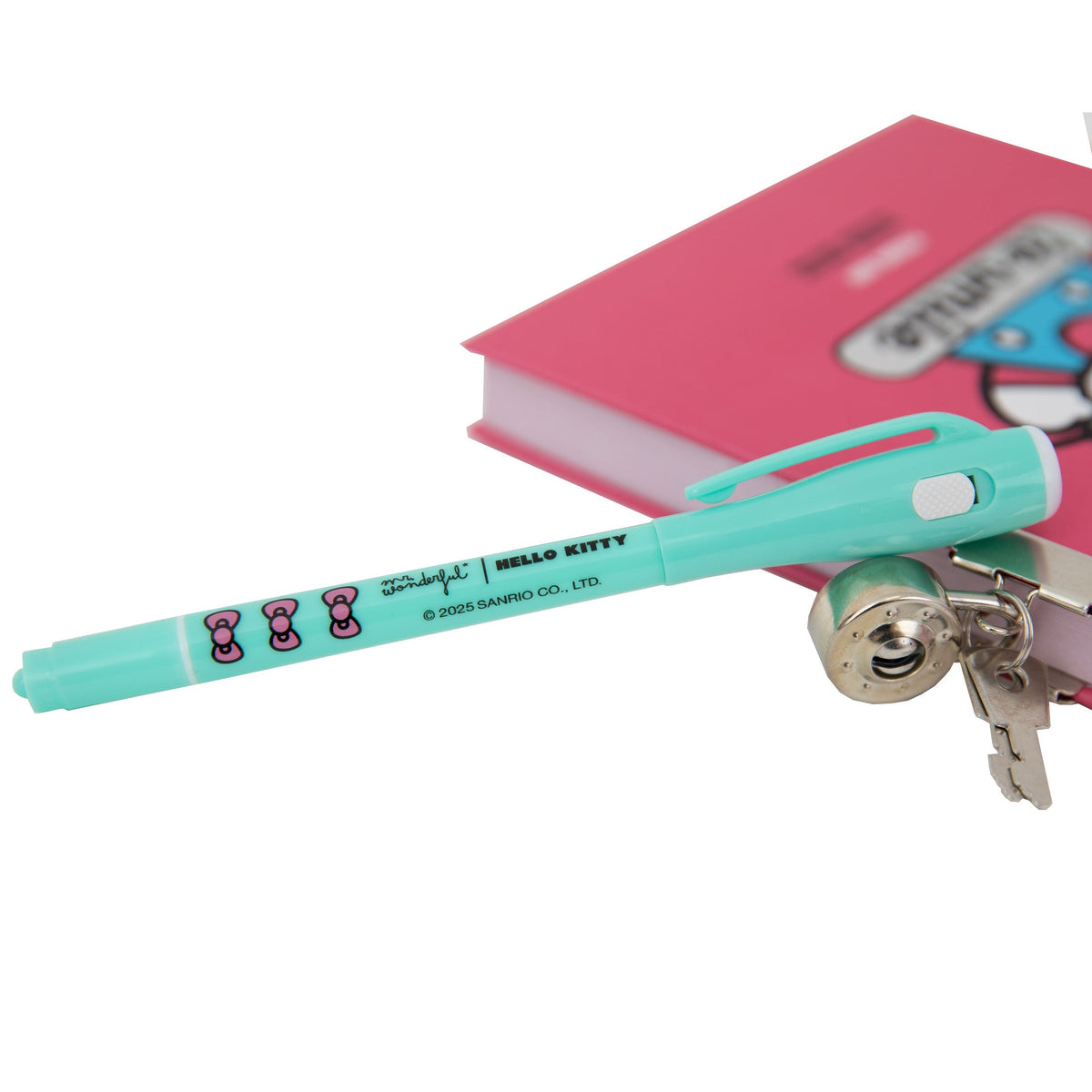 Diario personale con penna a inchiostro invisibile Hello Kitty – Today is a good day to smile