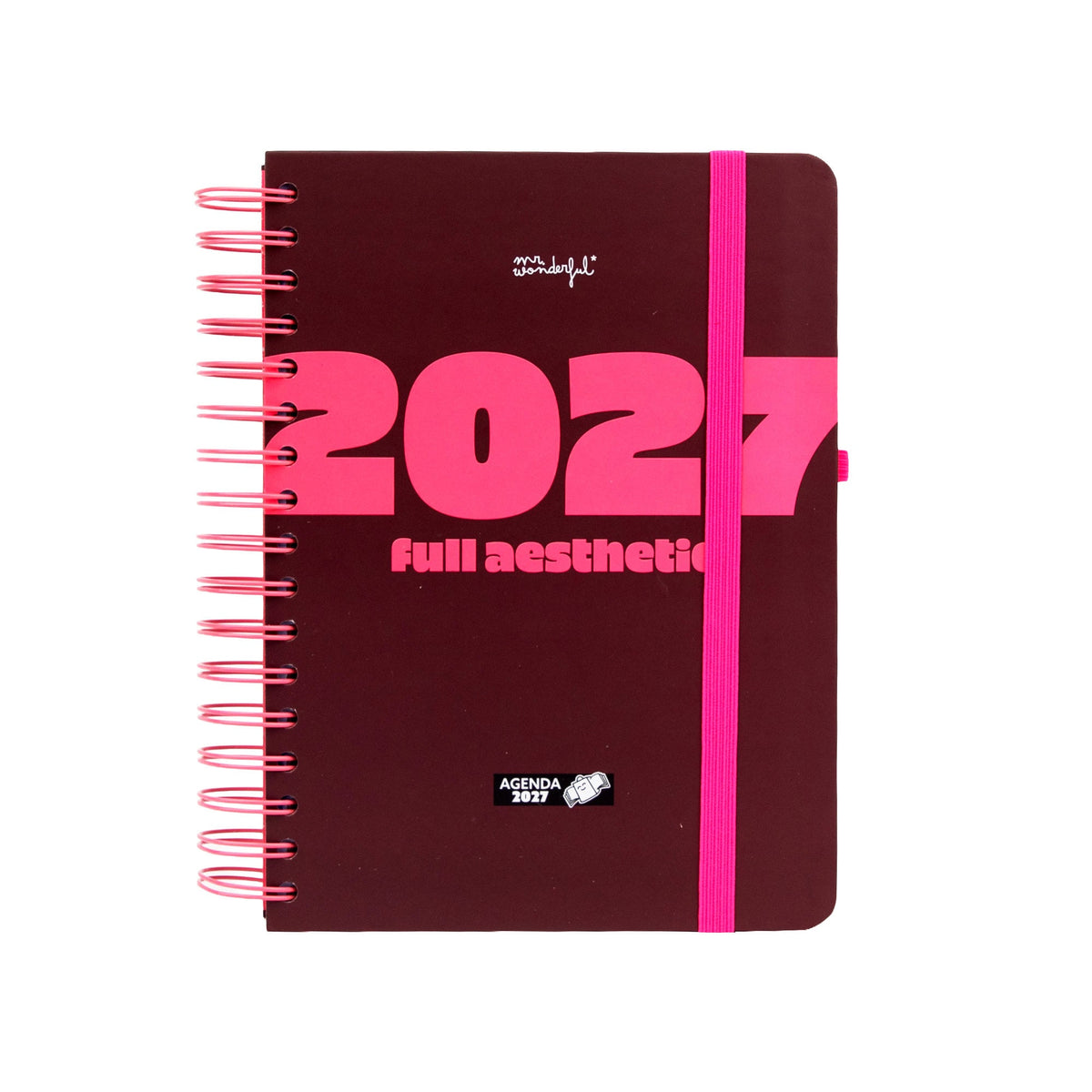 Agenda Settimanale piccola 2027 Mr. Wonderful – Full aesthetic