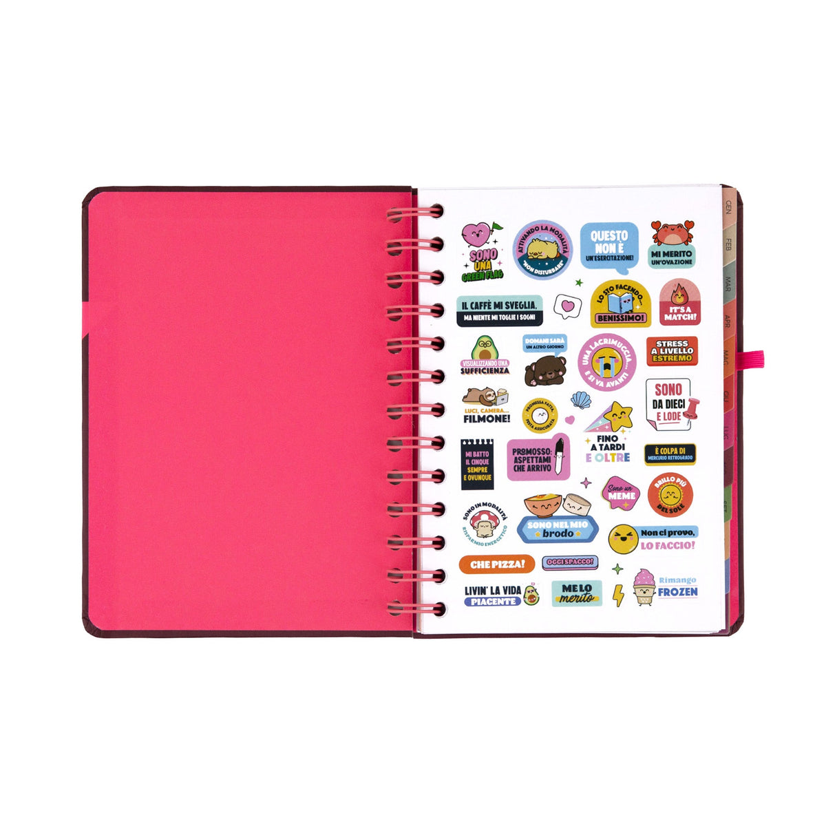 Agenda Settimanale piccola 2027 Mr. Wonderful – Full aesthetic