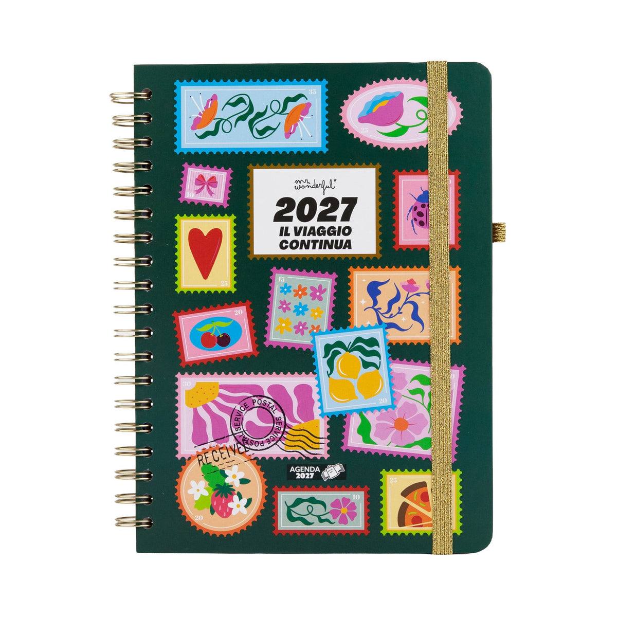 Agenda settimanale XL Mr. Wonderful 2027 Il viaggio continua