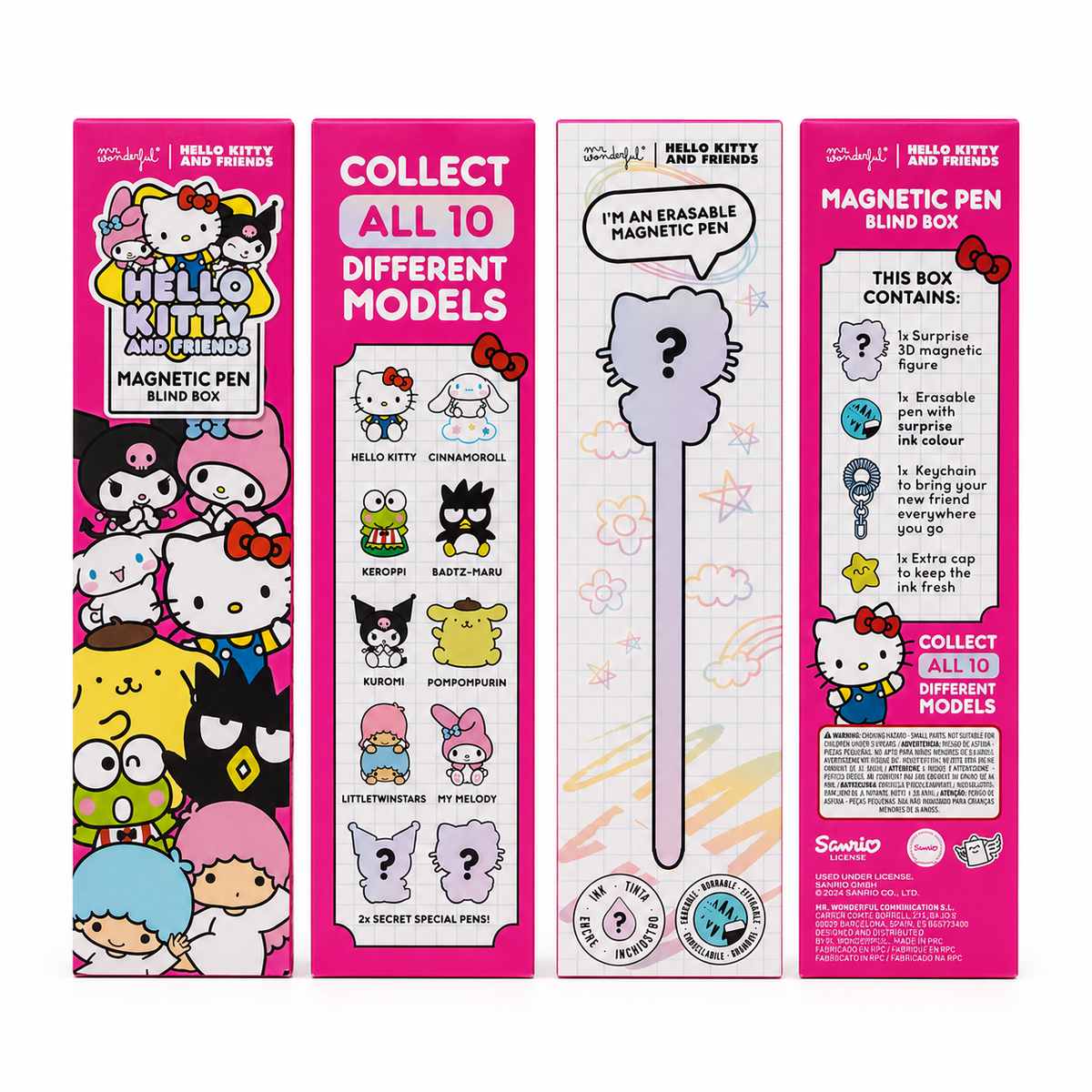 Hello Kitty and Friends – Penna cancellabile blind box