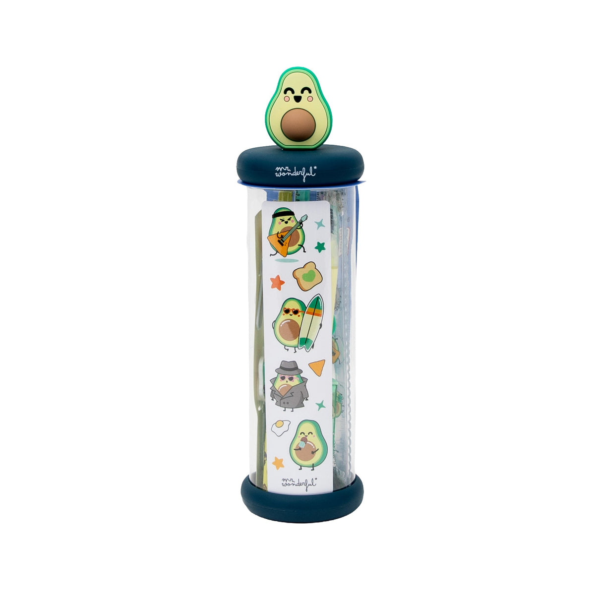 Set di scrittura con charm Avocado